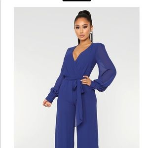 Royal Blue jumpsuit
